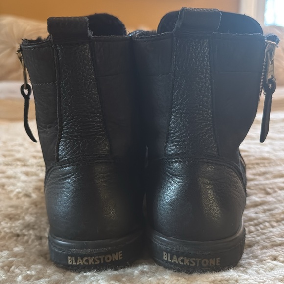 Blackstone leather sheepskin lined sneaker boot - Picture 4 of 6